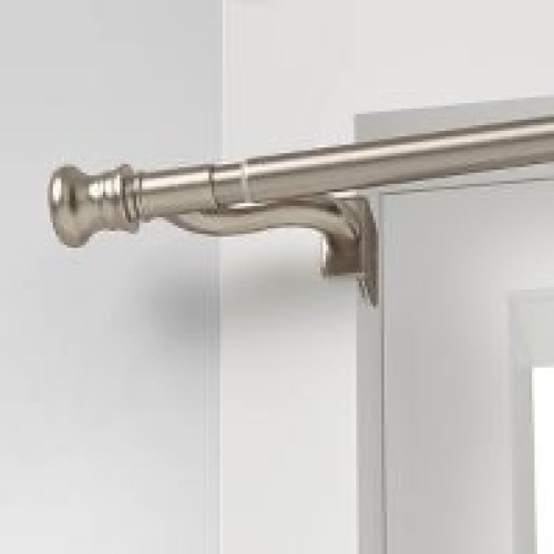 Twist and Shout Easy Install Curtain Rod - Room Essentials, Like New, $18 - Lot 277