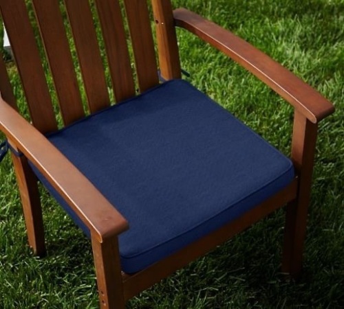 Piped Dining Chair Cushion, Like New, Retail - $99 - Lot 302