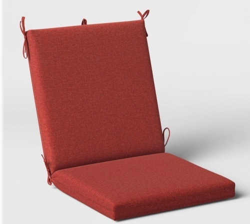 Woven Outdoor Chair Cushion DuraSeason Fabric Sienna- Threshold, Like New, Retail - $35 - Lot 312