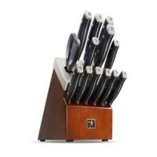 Henckels Forged Accent 14pc Self-Sharpening Knife Block Set, Like New, Retail - $199.99 - Lot 320