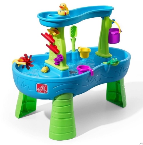Step2 Rain Showers Splash Pond Water Table, Like New, Retail - $92.99 - Lot 336