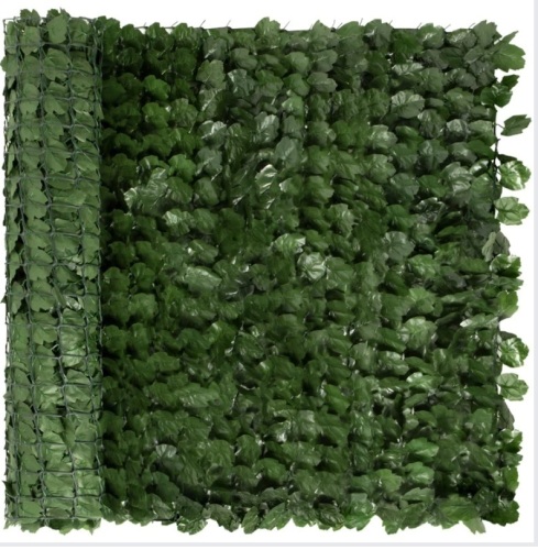 Outdoor Faux Ivy Privacy Screen Fence, Like New, Retail - $39.99 - Lot 347