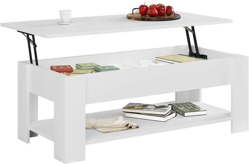Lift Top Coffee Table - White - Lot 60