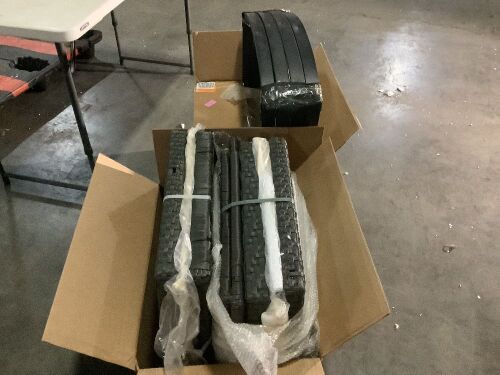 Set of (4) Rattan Patio Chairs - Black - Lot 103