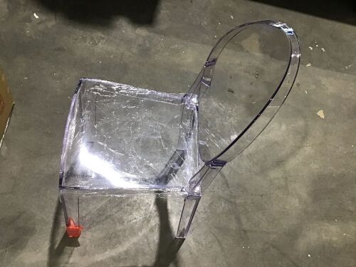 Transparent Ghost Dining Chair - Lot 414