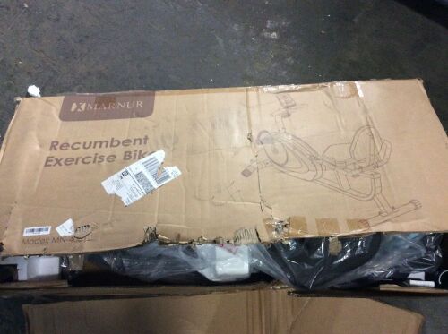 Marnur Recumbent Exercise Bike - Unknown if Complete  - Lot 523