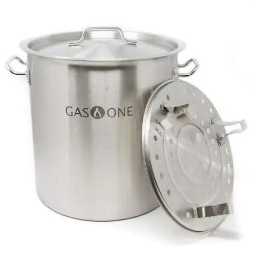 Stainless Steel Stock Pot with Lid - Lot 547