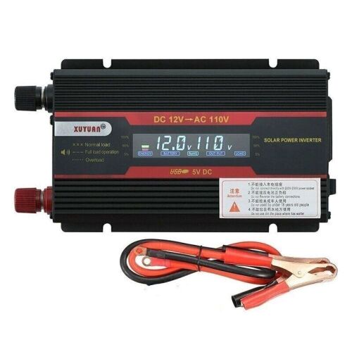 Vehicle Power Inverter DC 12V to AC 110V - Lot 920