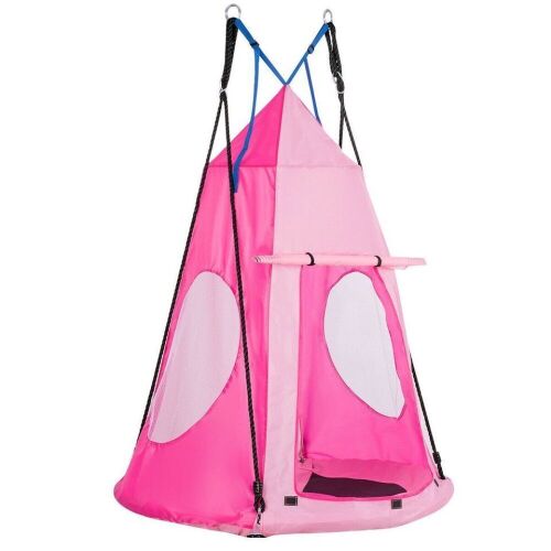 Kids Hanging Chair Swing Tent Set - Lot 1080