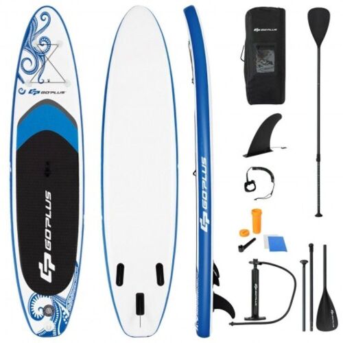 10.6ft Inflatable Paddle Board with Carry Bag - Lot 1085