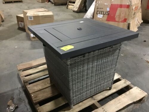 Decorative Outdoor Gas Fire Pit Table  - Lot 563