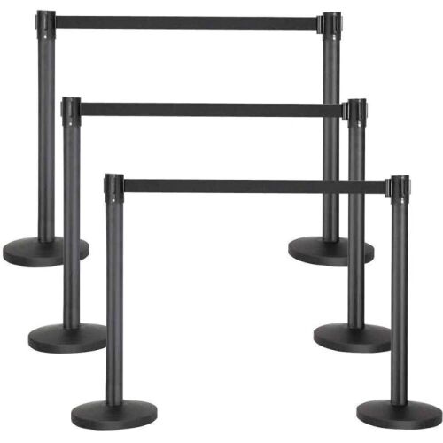 Ktaxon 6PCS Crowd Control Barrier Stanchion Post  - Lot 316