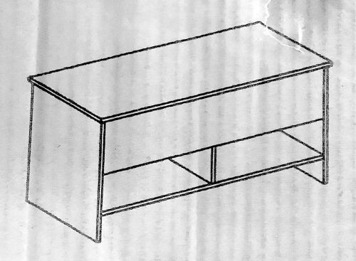 Lift Top Coffee Table - Light Wood Grain - Lot 445