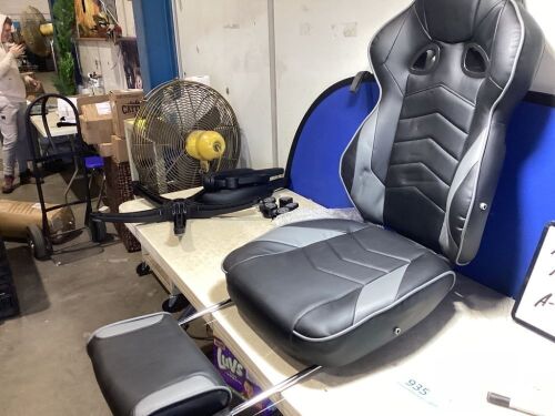 RESPAWN 110 Ergonomic Reclining Gaming Chair with Foot Rest  - Lot 935