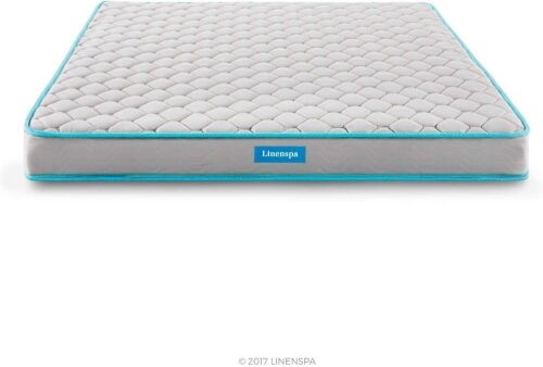 Linenspa 6 Inch Innerspring Twin Mattress with Foam Layer, Firm Feel - Lot 846