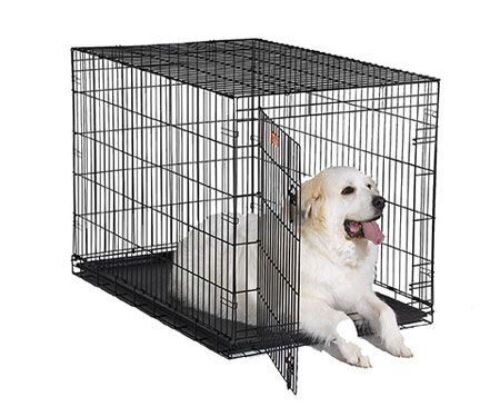 Single Door Folding Dog Crate - 48"L x 30"W x 33"H - Lot 211