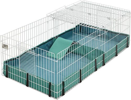 Guinea Pig Cage with Top Panel - 47"L x 24"W x 14"H - Lot 558
