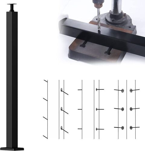 Cable Railing Post Square 36"x2"x2" - Lot 999