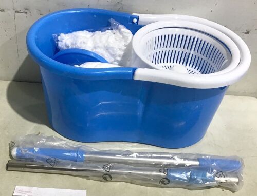 Blue Magic Spin Mop and Bucket - Lot 205