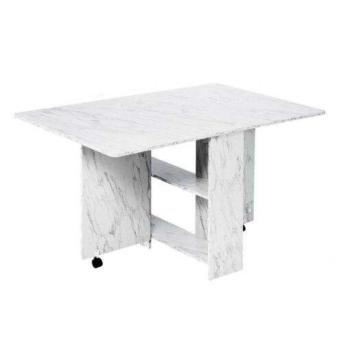 Folding Dining Table with Storage Cabinets - Incomplete - Lot 1148