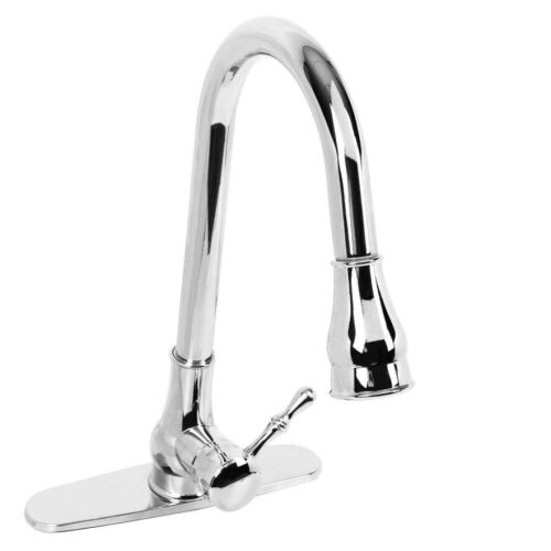 Bathroom Basin Faucet with Pull-Out Sprayer - Lot 879