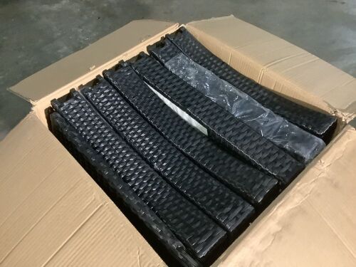 4-Piece Rattan Patio Furniture Set - Black - Lot 508