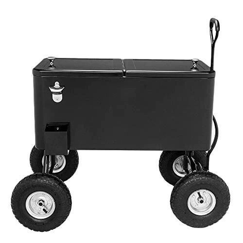 Vingli 80qt Ice Chest Wagon - Black - Lot 692