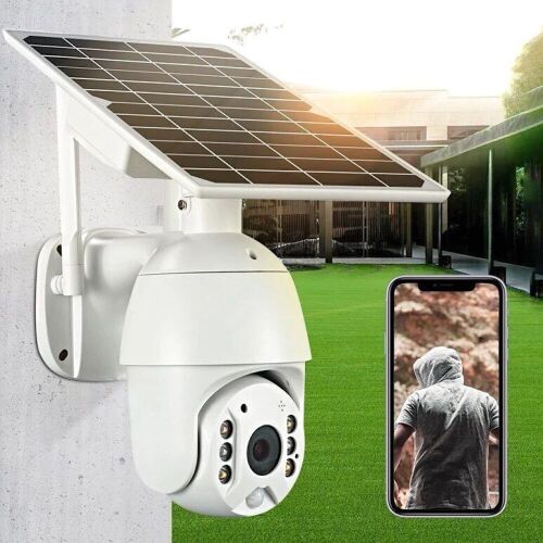 Solar-Powered Wi-Fi HD Security Camera - Missing Hardware - Lot 100
