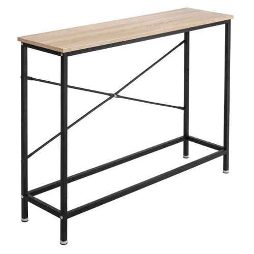 Wooden Top and Metal Frame Entry Table  - Lot 282