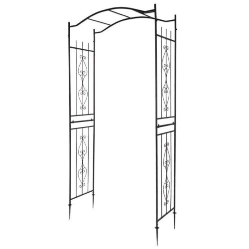 Garden Arch Arbor Trellis Steel Archway for Climbing Plants, 7.5 Ft - Lot 381