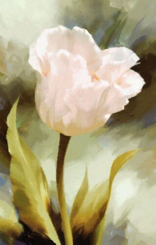 Decorative Background Curtain - One Beautiful Flower Impressionism - Lot 492