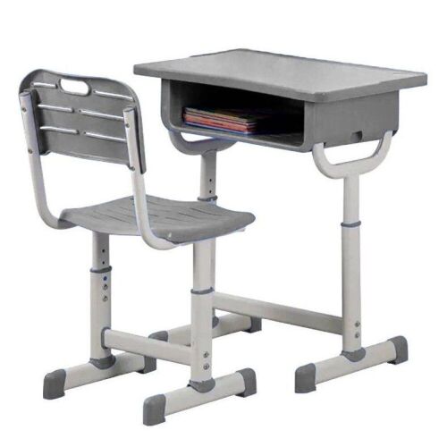 Kids Height-Adjustable Desk and Chair Set - Incomplete Hardware - Lot 507