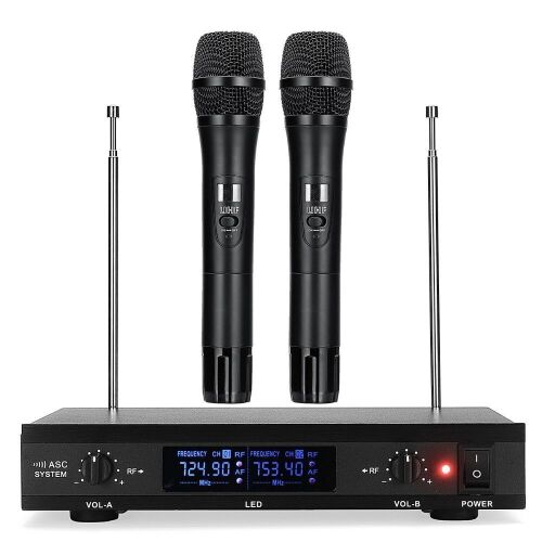 Pro UHF Wireless Microphone System with (2) Cordless Mics - Lot 1038