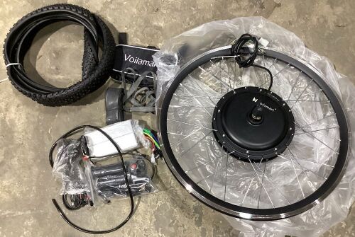26" 1000W Electric Bicycle Wheel Conversion Kit - Lot 482