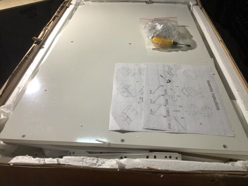 Coffee Table with Drawers - White Gloss - Lot 266