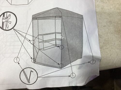 Plastic Mini Greenhouse Kit  - Lot 1065