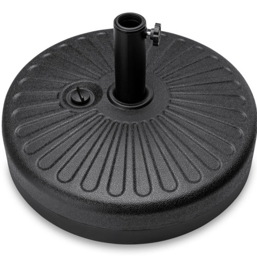 Plastic Patio Umbrella Base Pole Holder Accessory w/ Adjustable Knob, Appears New - Lot 219