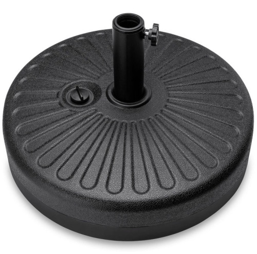 Plastic Patio Umbrella Base Pole Holder Accessory w/ Adjustable Knob, Appears New - Lot 236