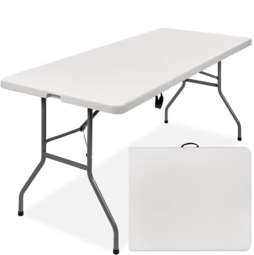 6ft Portable Folding Plastic Dining Table w/ Handle, Lock, Appears New - Lot 289