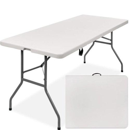 6ft Portable Folding Plastic Dining Table w/ Handle, Lock, Appears New - Lot 304