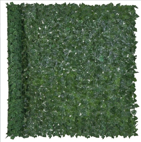 Outdoor Faux Ivy Privacy Screen Fence, 96x72in, Appears New - Lot 325