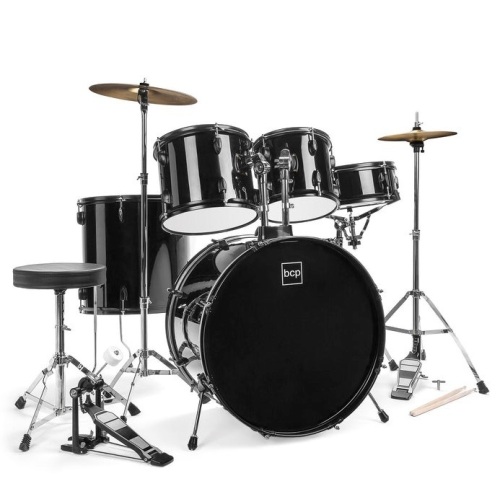 5-Piece Full Size Drum Set For Adults, Appears New - Lot 354