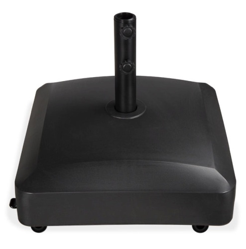 Fillable Mobile Umbrella Base Stand w/ 4 Wheels, 2 Locks, 137lb Capacity, Black, Appears New - Lot 149