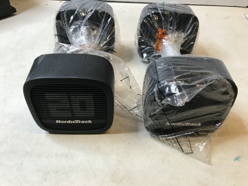 Lot of 2 Nordic Track Weights, 20lb, Appears New - Lot 134
