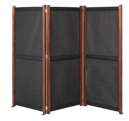 Lot of 10, IKEA Privacy screen, Outdoor, Black/Brown, Appears New - Lot 536
