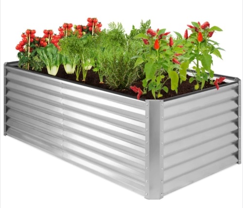 Outdoor Metal Raised Garden Bed, Appears new, Retail 199.99 - Lot 13