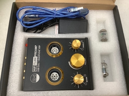 Douk Audio P1 Vacuum Tube Bluetooth USB DAC Preamplifier - Lot 36