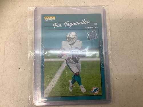 Tua Tagovailoa Miami Dolphins Trading Card, Appears New - Lot 40