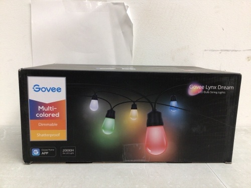 Govee Multi-Colored LED String Lights, Powers Up, Appears New - Lot 41