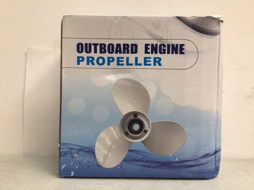 3 Blade 10.5" Outboard Engine Propeller for 25-70HP 3.5" Gearcase - Lot 42